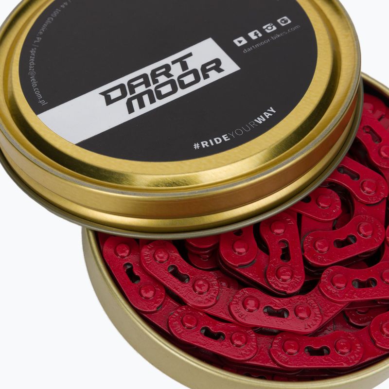 DARTMOOR Core Singlespeed červený řetěz pro jízdní kola DART-779 3