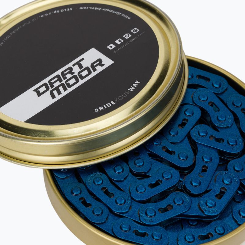 DARTMOOR Core Singlespeed modrý řetěz pro jízdní kola DART-780 3