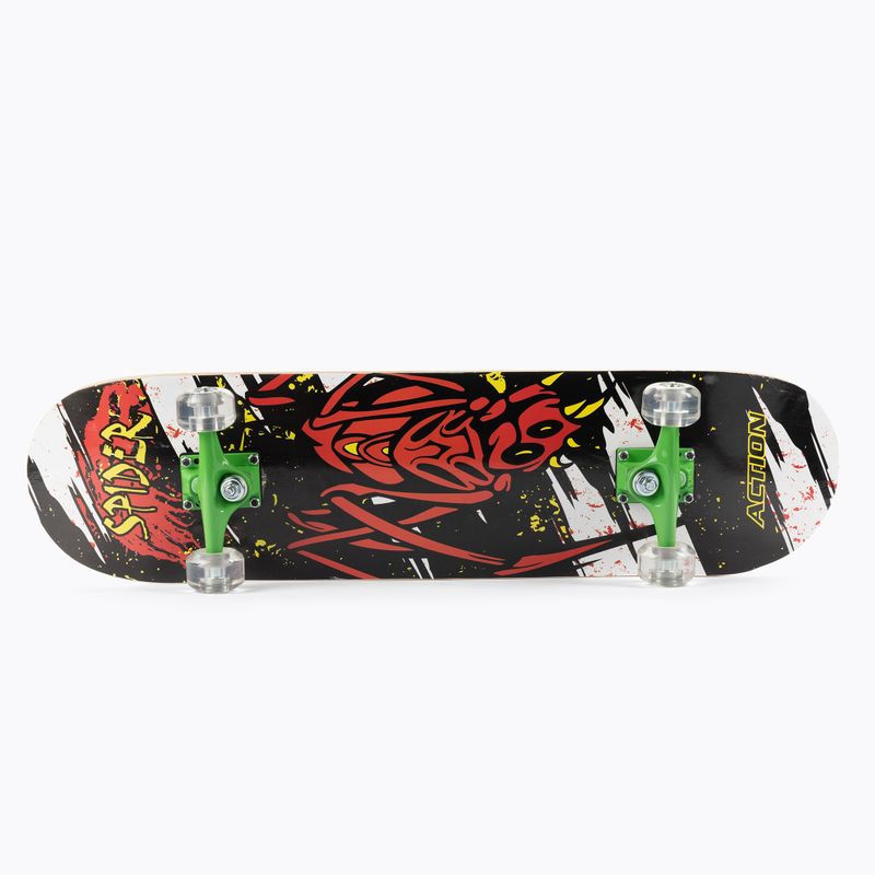 Klasický skateboard Mechanics Professional SPIDER 31 červený Pro-SP31