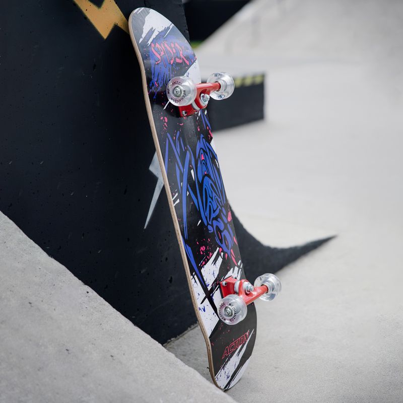 Klasický skateboard Mechanics Professional SPIDER 31 modrý Pro-SP31 8