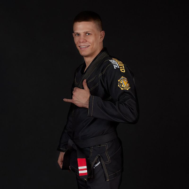 GI for Brazilian Jiu-Jitsu pánský Ground Game Champion 2.0 black GICHNEWBLAA1 5