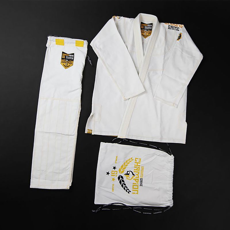 GI for Brazilian Jiu-Jitsu pánské Ground Game Champion 2.0 white GICHNEWWHIA1 8