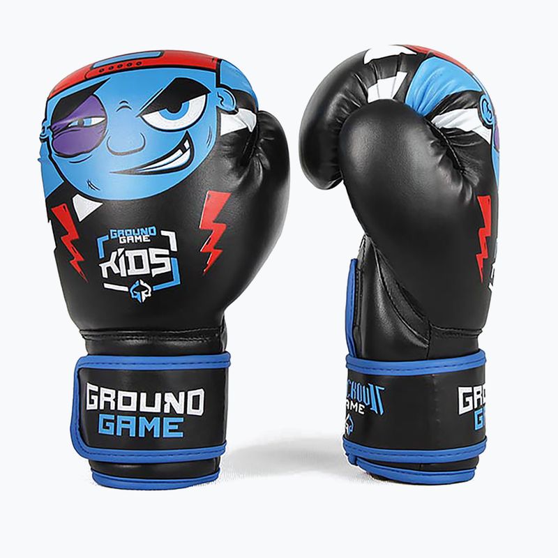 Ground Game Prodigy dětské boxerské rukavice černo-modré 7