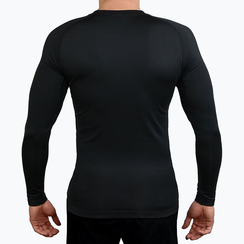 Pánský chránič Rashguard Ground Game Athletic Gold s dlouhým rukávem black RASHATHGOLDLSS 4