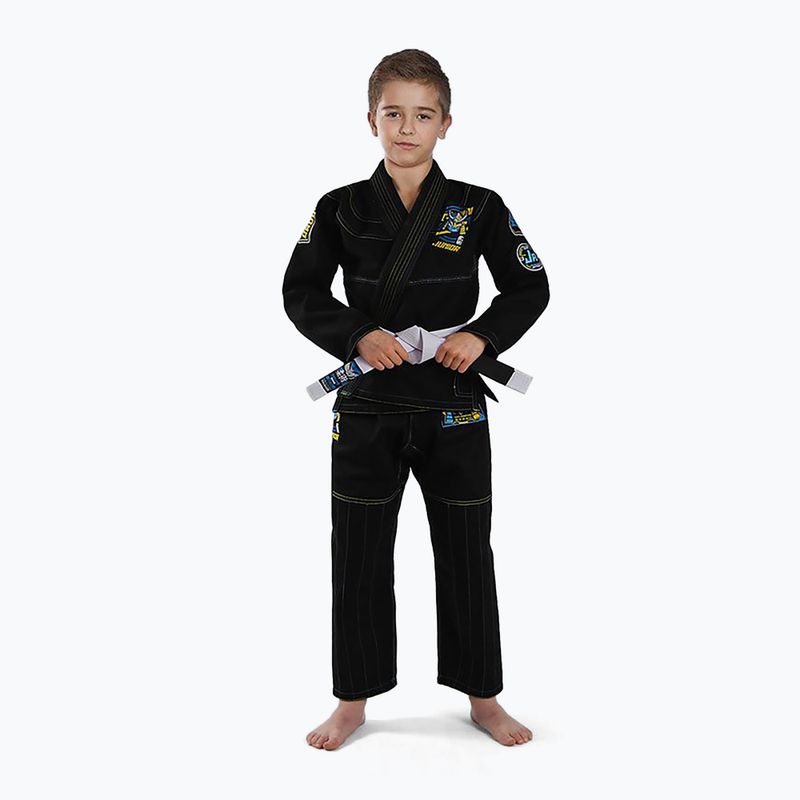 GI to BJJ for kids Ground Game Junior 3.0 black GIJUN3BLA00 3
