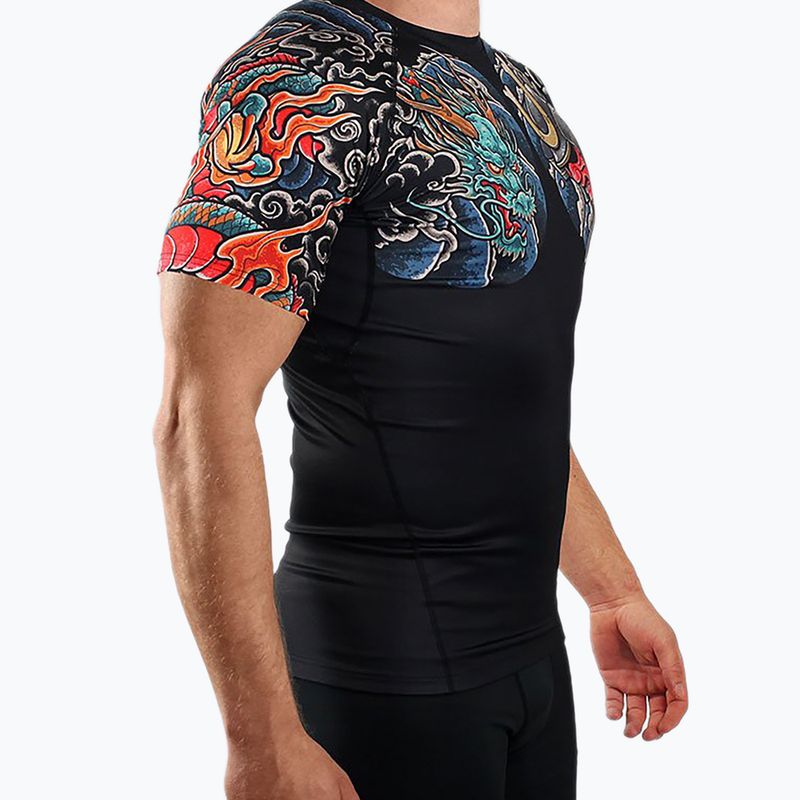 Ground Game Bushido 3.0 pánský rashguard černý RASHBUSH3SSBLA 2