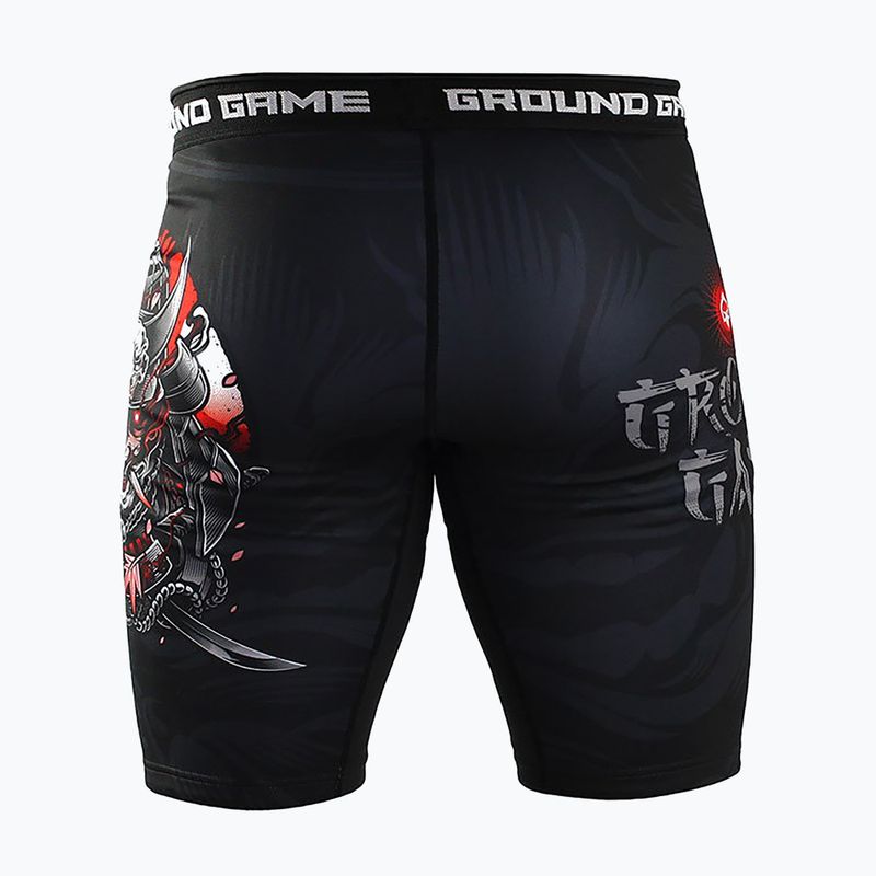 Ground Game Vale Tudo Samurai 2.0 pánské tréninkové šortky černá/barevná 2