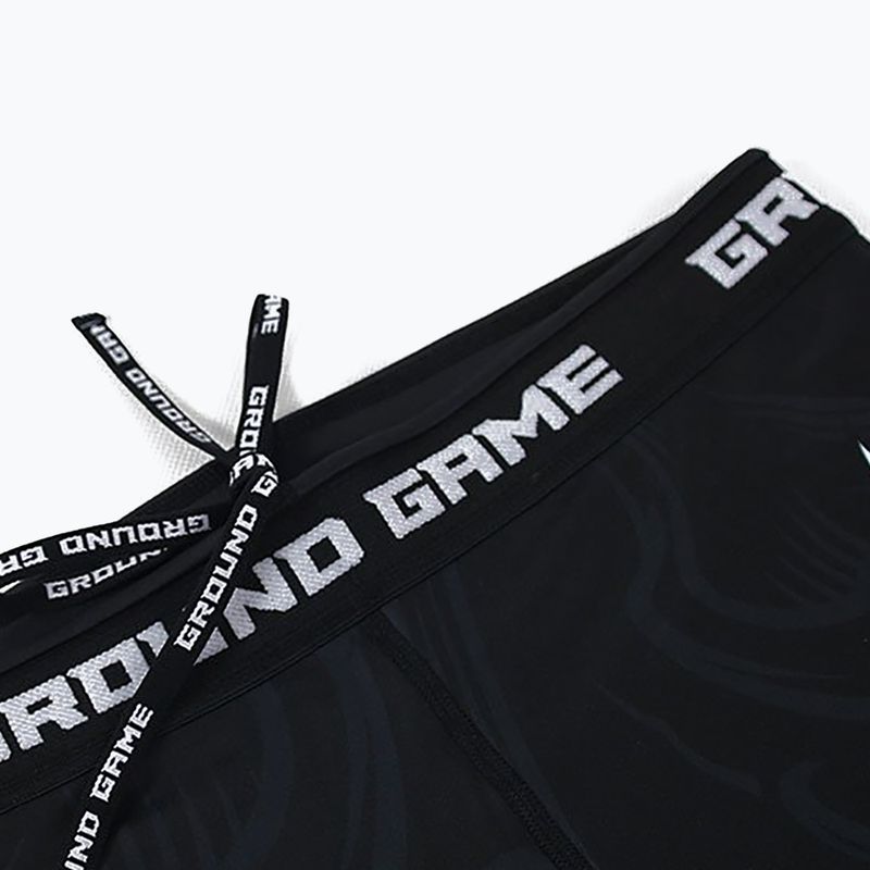 Ground Game Vale Tudo Samurai 2.0 pánské tréninkové šortky černá/barevná 5