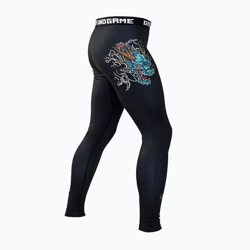 Pánské legíny Ground Game Bushido 3.0 černé 3