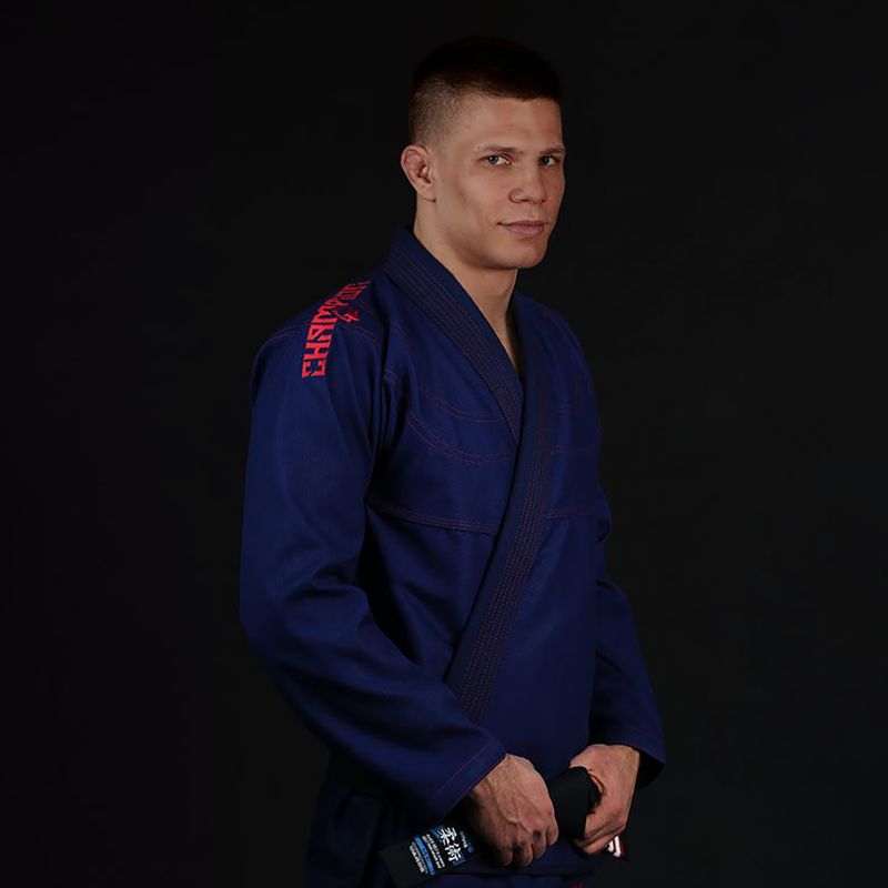 Brazilské jiu-jitsu GI pro muže GroundGame Champion 2.0 navy blue GICHNEWNAVA1 5