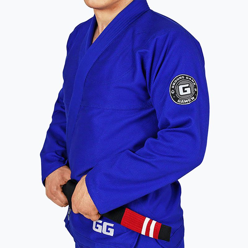 GI for Brazilian Jiu-Jitsu pánské Ground Game Gamer blue GIGAMERBLUA1 2