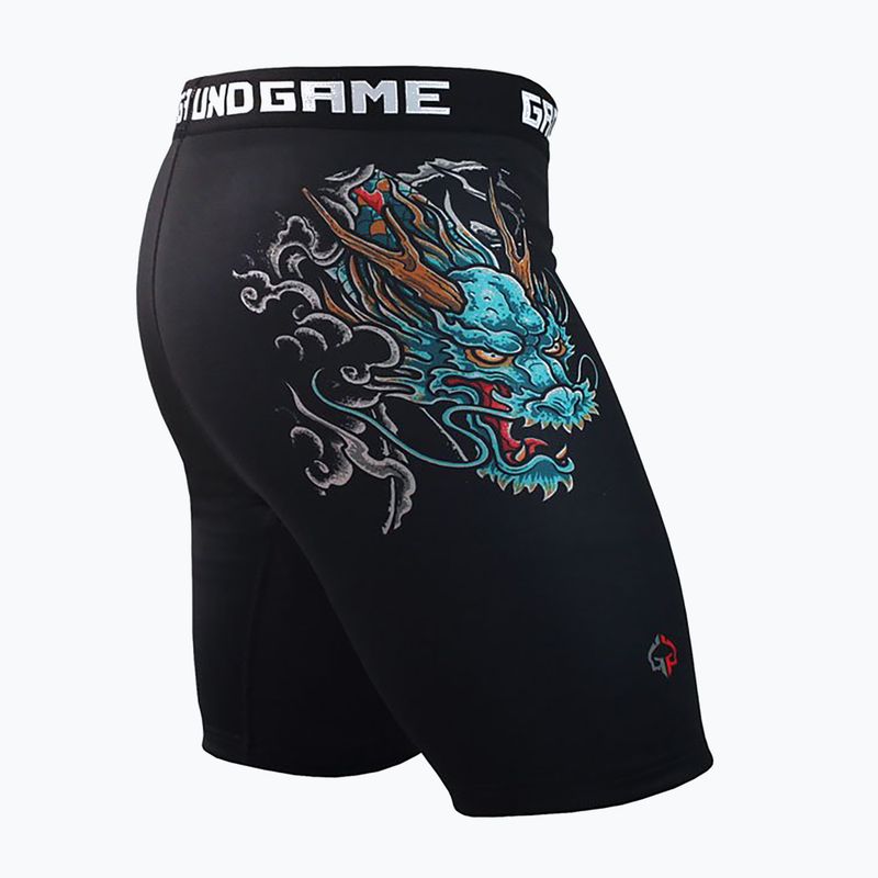 Ground Game Vale Tudo Bushido 3.0 pánské tréninkové šortky black/multicolour 3