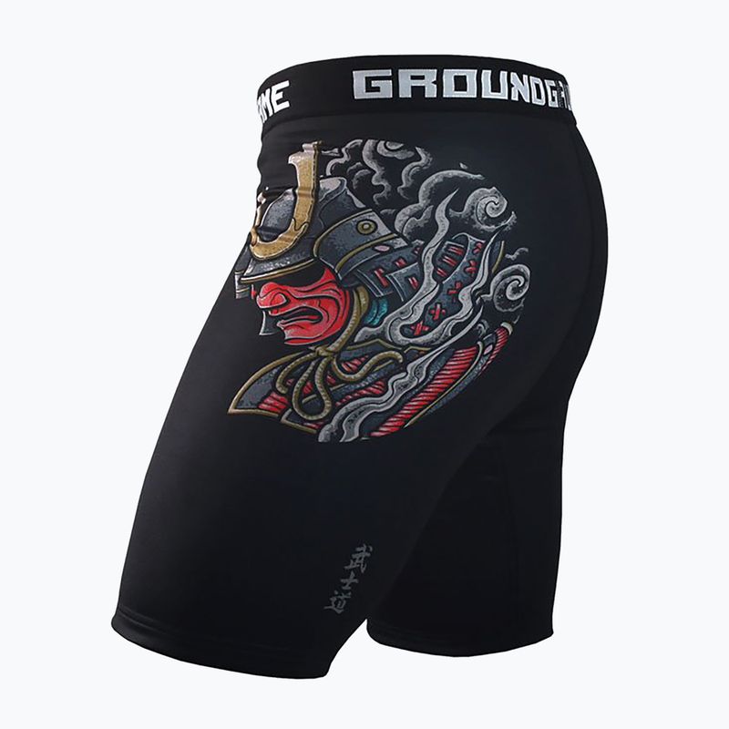Ground Game Vale Tudo Bushido 3.0 pánské tréninkové šortky black/multicolour 4