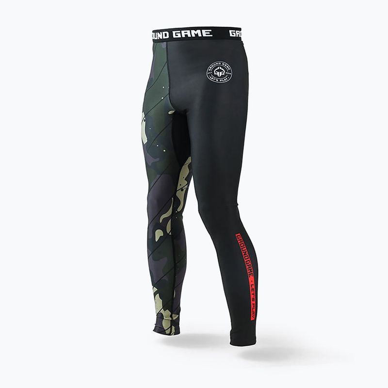 Pánské legíny Ground Game Moro 3.0 černé 5