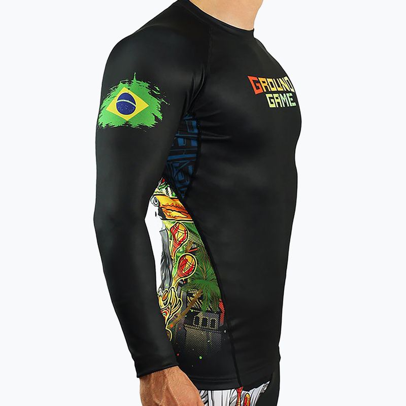Pánský chránič proti vodě Ground Game Brasil s dlouhým rukávem 21RASHBRALSS 4
