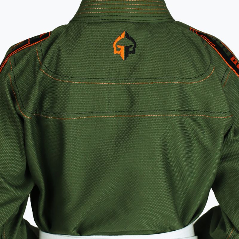 GI pro brazilské jiu-jitsu pro děti GroundGame Junior 3.0 green GIJUN3PIN02 4