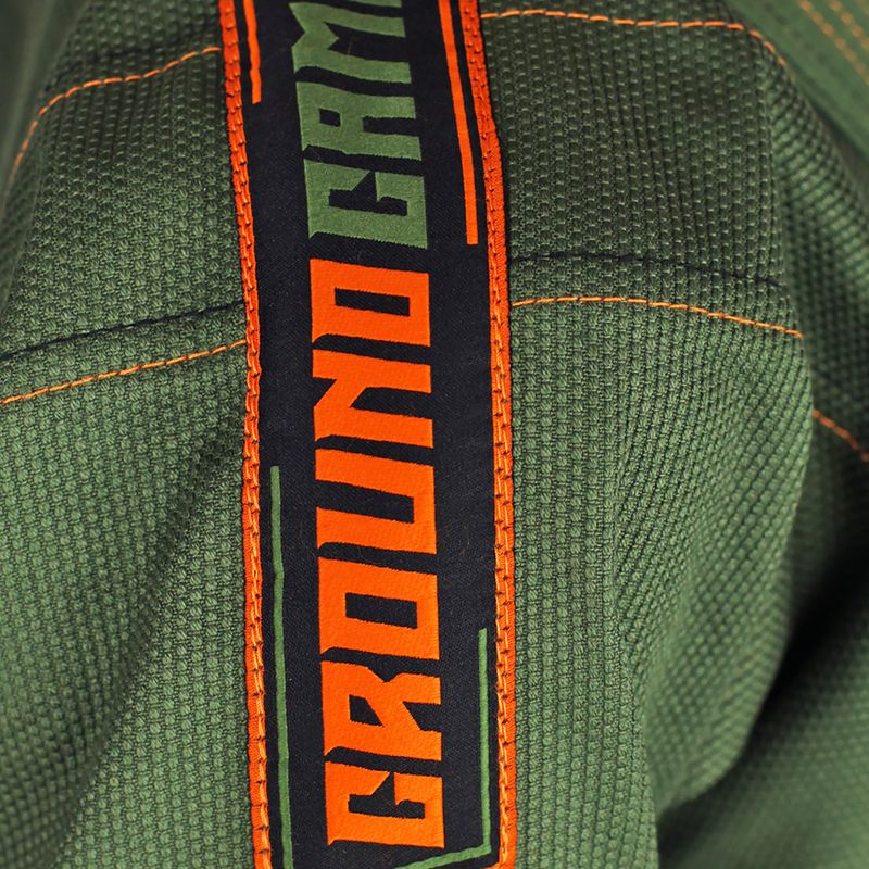 GI pro brazilské jiu-jitsu pro děti GroundGame Junior 3.0 green GIJUN3PIN02 8