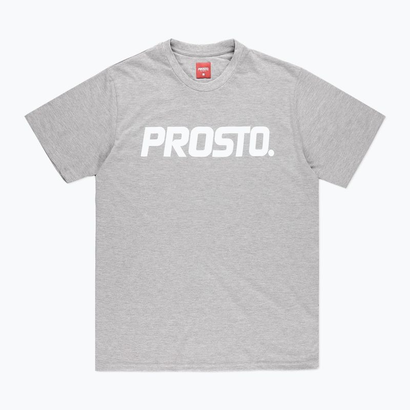 Pánské tričko PROSTO Classic XXII šedé KL222MTEE1072