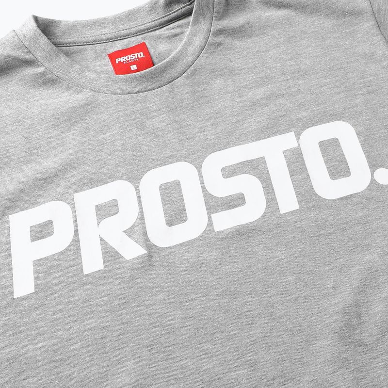 Pánské tričko PROSTO Classic XXII šedé KL222MTEE1072 3