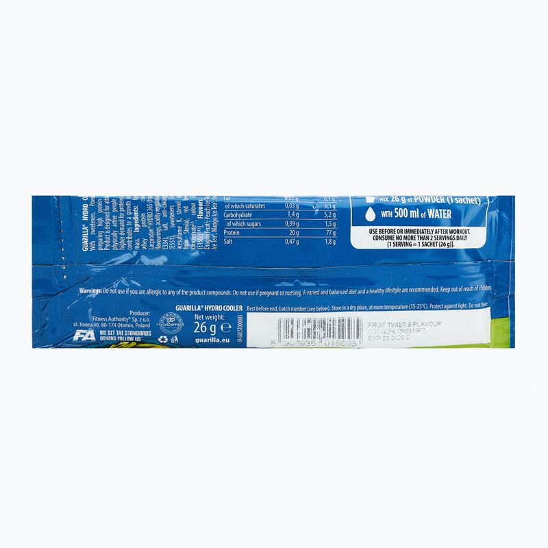 Protein Fitness Authority Guarilla Hydro Cooler 26 g fruit twist  2