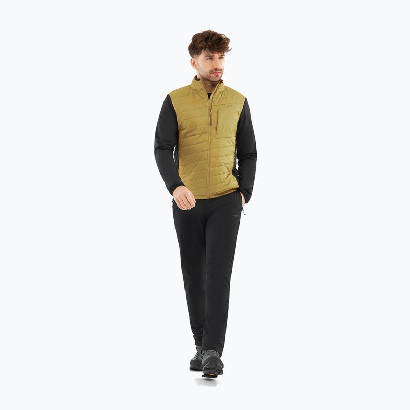 Pánská hybridní bunda Viking Zemu black/brown 3