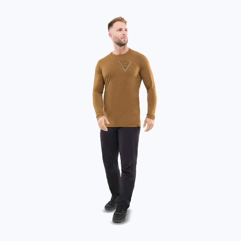 Pánská termoakční mikina Viking Andali brown 2