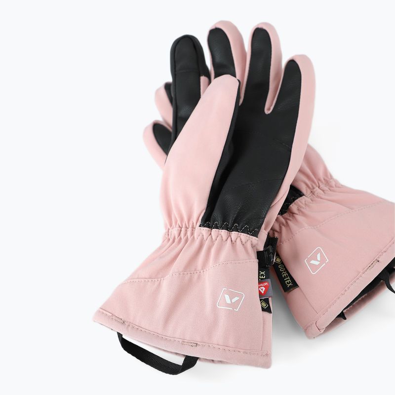 Dámské lyžařské rukavice Viking Sherpa 2.0 Gore-Tex Ski pink/white 3