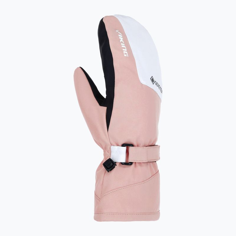 Dámské lyžařské rukavice Viking Sherpa 2.0 Gore-Tex Mitten Ski light pink/white 2