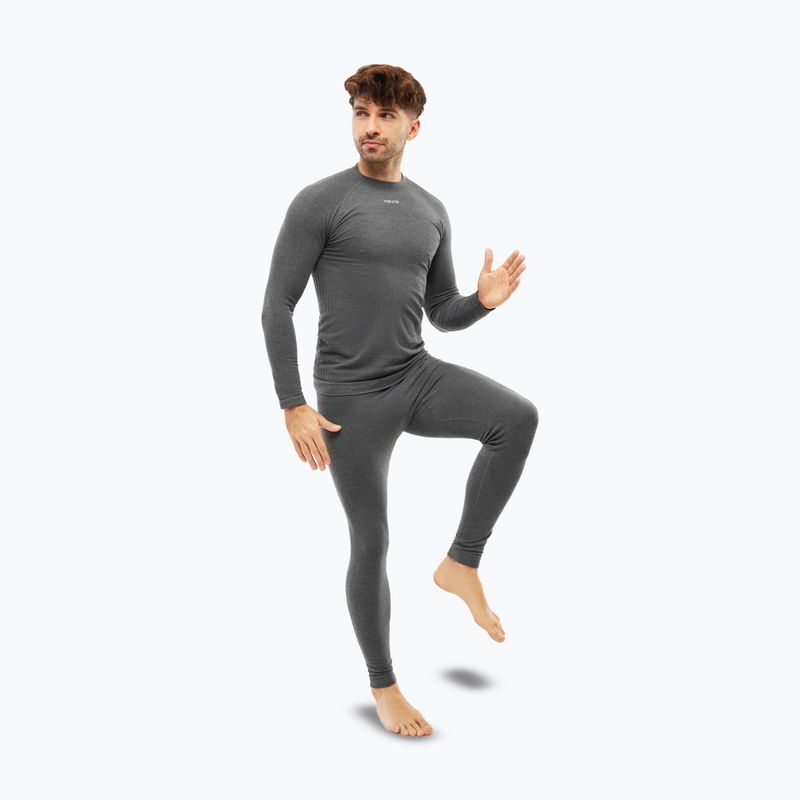 Komplet termoaktivního prádla pánského Viking Tendedark grey 3