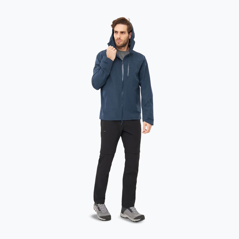 Pánská nepromokavá bunda Viking Trek Pro 2.5 navy 2