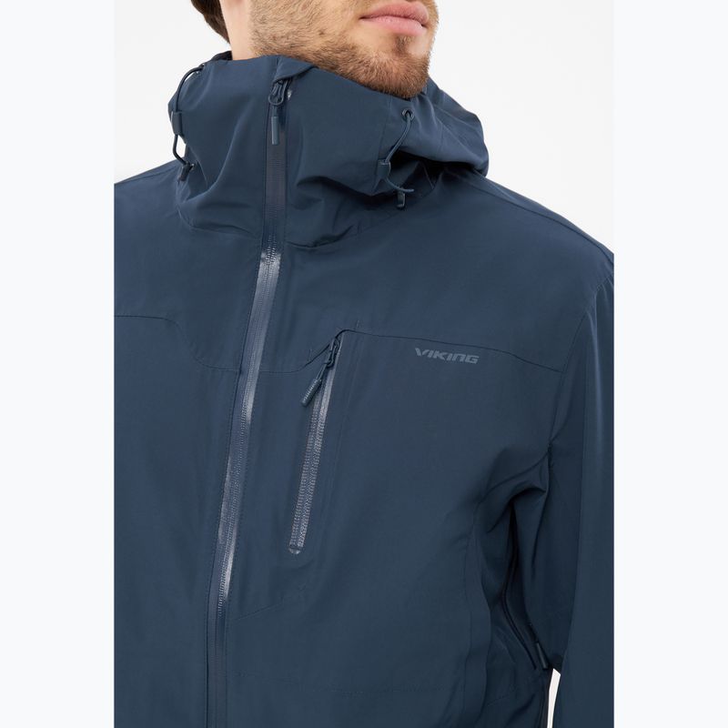 Pánská nepromokavá bunda Viking Trek Pro 2.5 navy 4