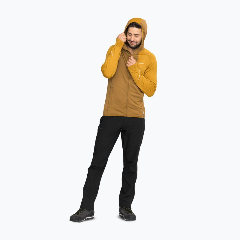 Pánská trekingová mikina Viking Birger Hoodie light brown/yellow 4