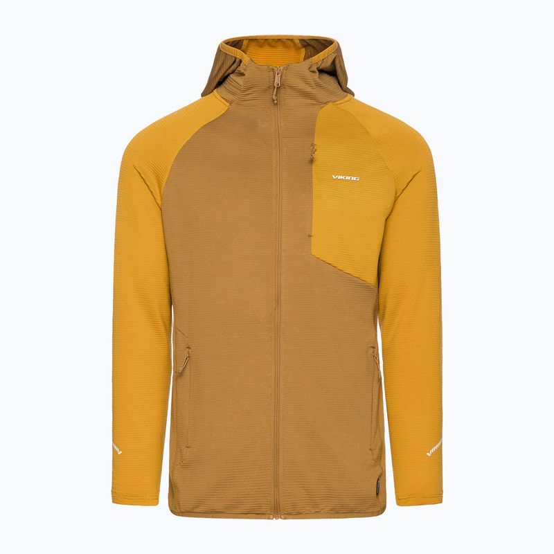 Pánská trekingová mikina Viking Birger Hoodie light brown/yellow 8