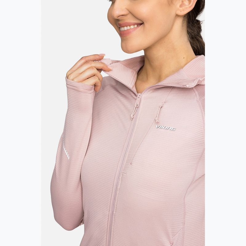 Dámská trekingová mikina Viking Birger Hoodie pink 5