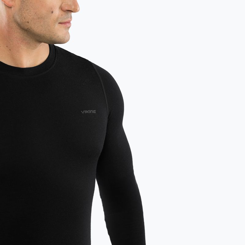 Pánská sada termo prádla Viking Meriboo Base Layer black 5