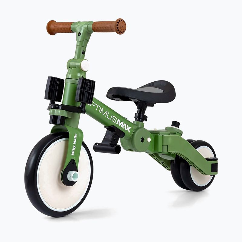 Odrážedlo Milly Mally 5w1 Optimus Max green 4