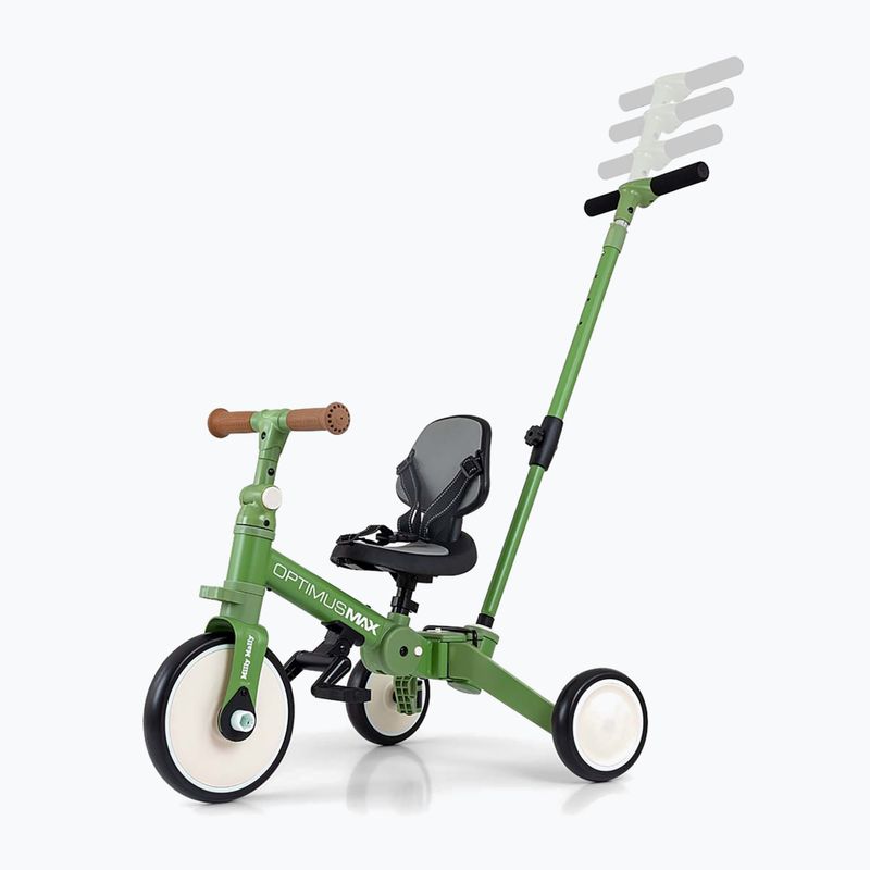 Odrážedlo Milly Mally 5w1 Optimus Max green 11