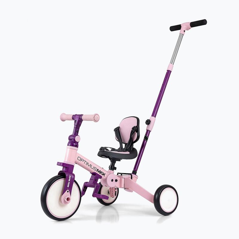 Odrážedlo Milly Mally 5w1 Optimus Max pink 7