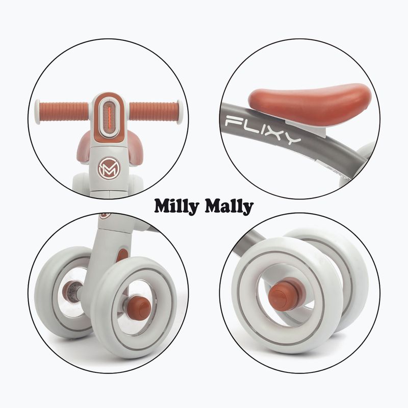 Odrážedlo Milly Mally Flixy grey 9