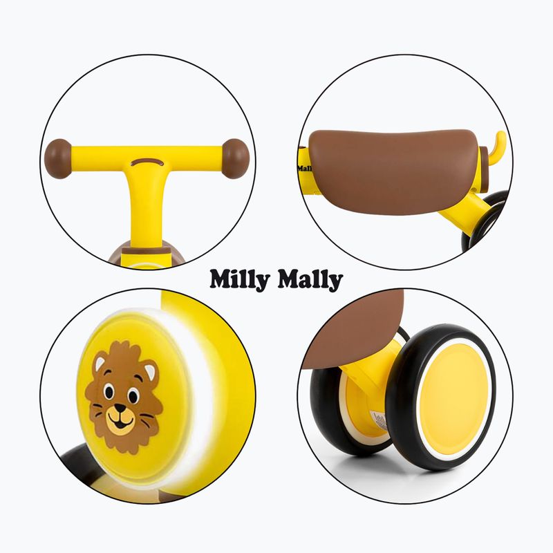 Odrážedlo Milly Mally York yellow 10