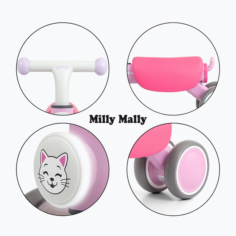 Odrážedlo Milly Mally York pink 11