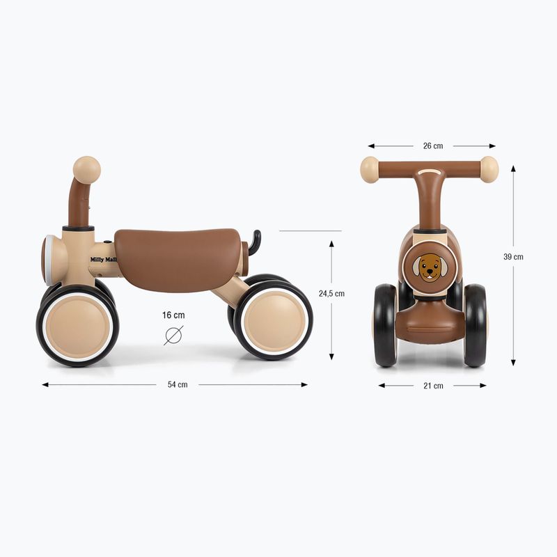 Odrážedlo Milly Mally York beige 2