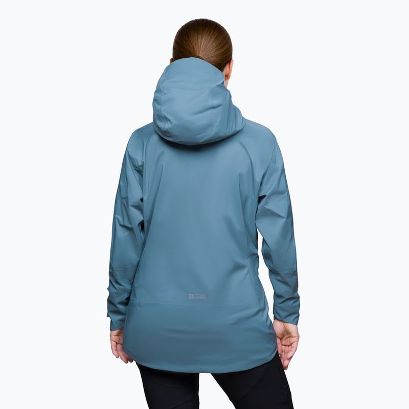 Dámská bunda do deště Alpinus Selenga grey/sage 2