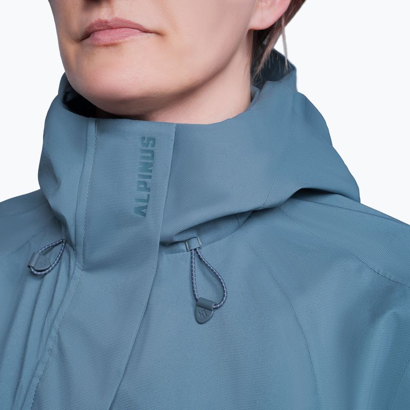 Dámská bunda do deště Alpinus Selenga grey/sage 4