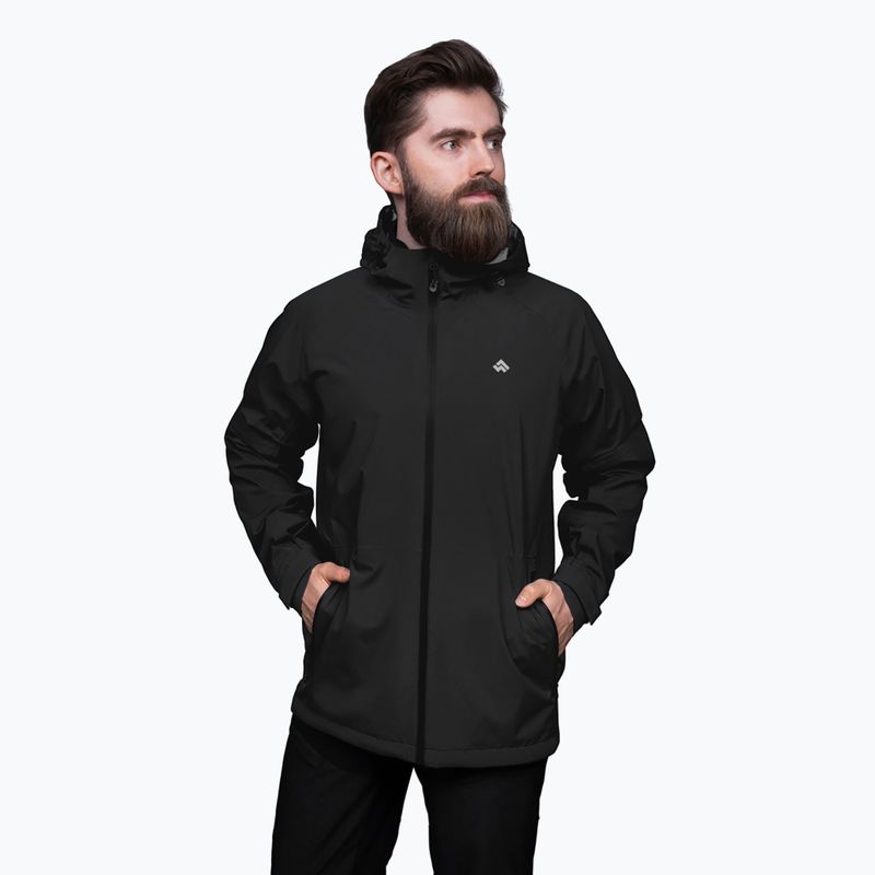Pánská bunda do děště Alpinus Girdiman black 3