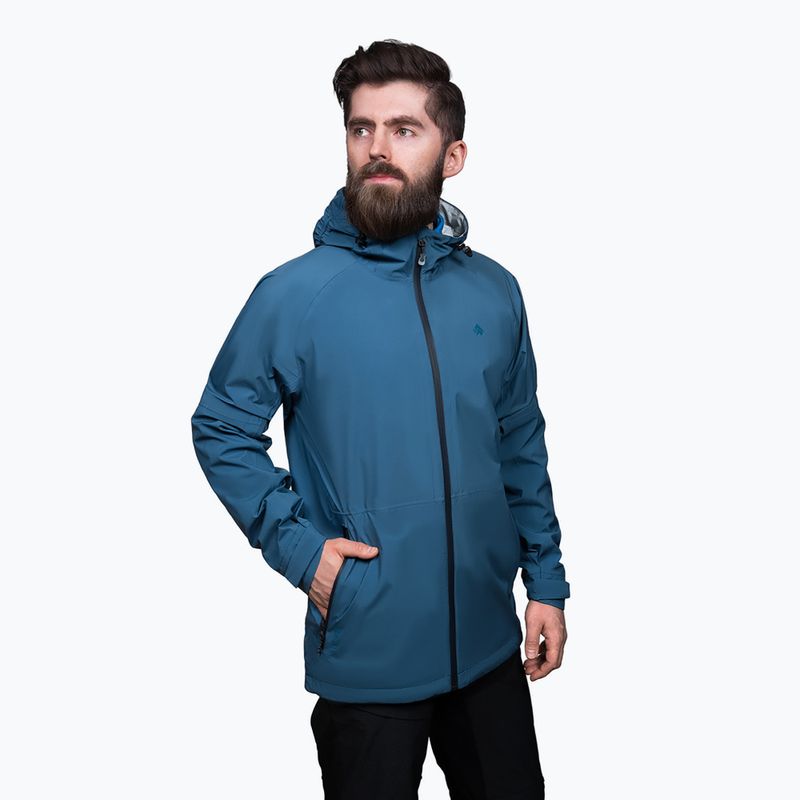 Pánská bunda do děště Alpinus Girdiman blue