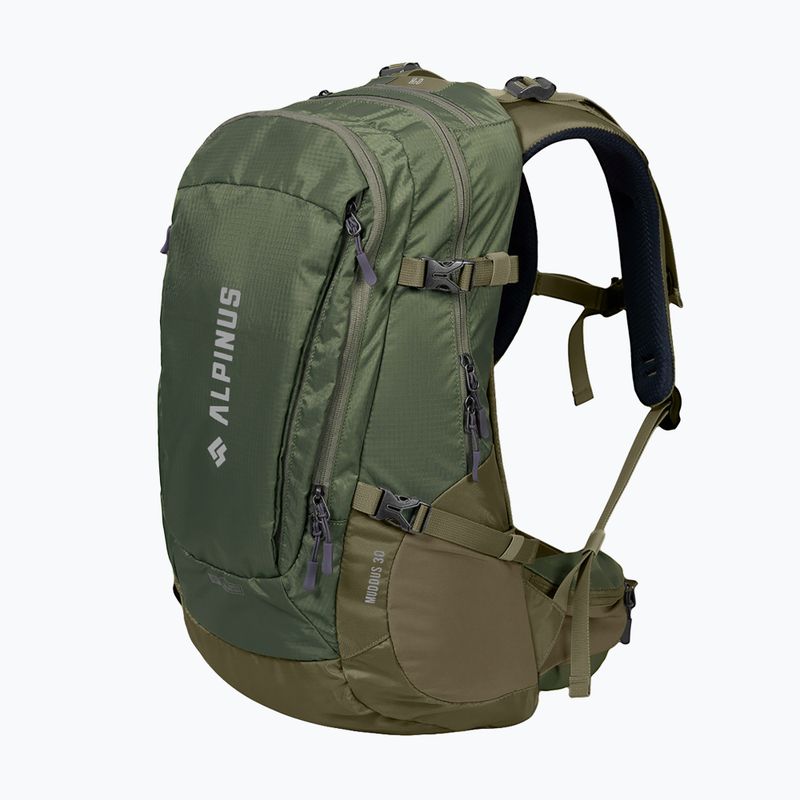 Turistický batoh Alpinus Muddus 30 l green/olive