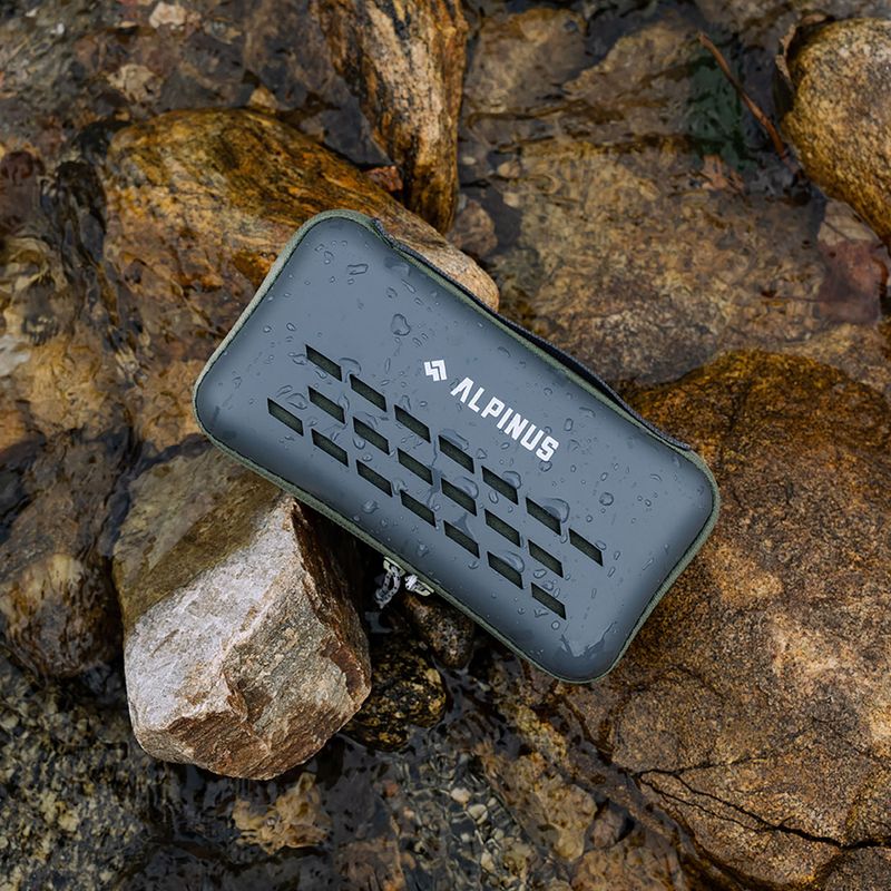 Ručník Alpinus Canoa dark green 9