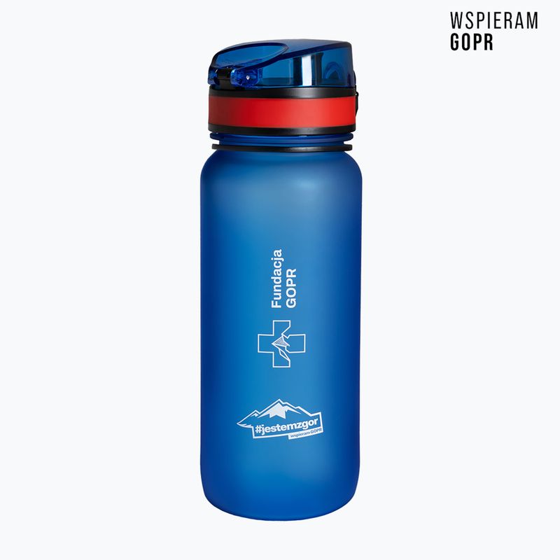 Turistická láhev Alpinus Trysil GOPR Edition 650 ml blue/red 2