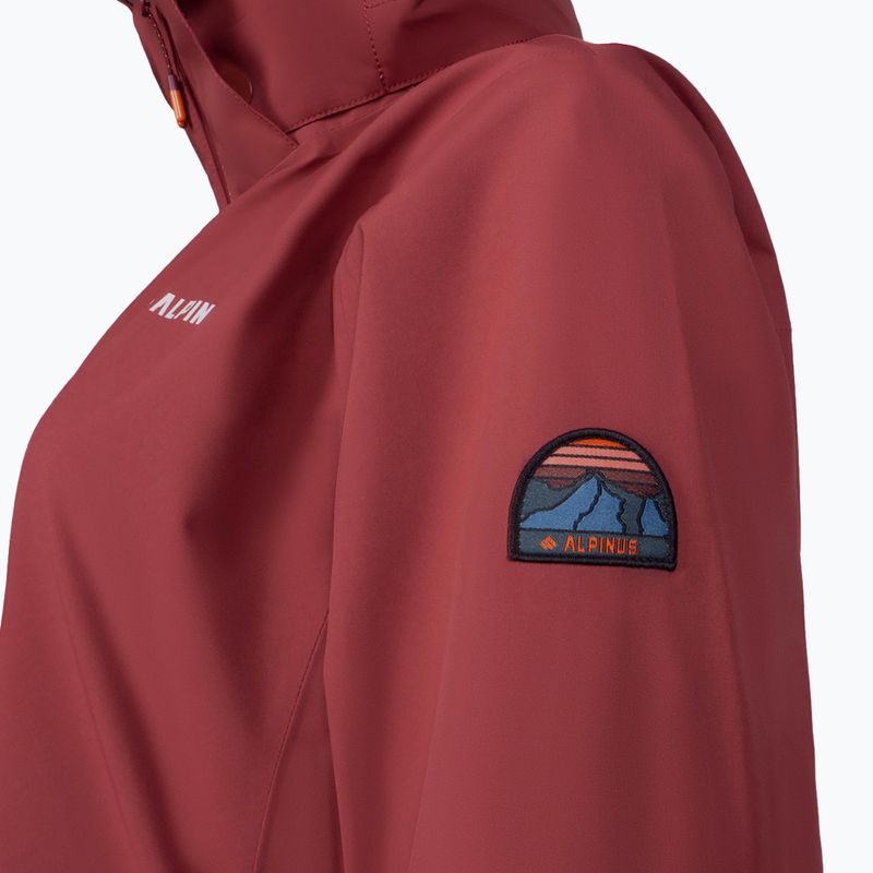 Dámský nepromokavý kabát Alpinus Urmia brick 3